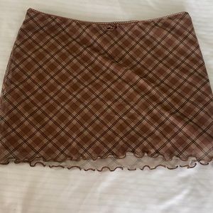 H&M Mesh Mini Skirt